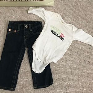 True Religion Onesies and Pants